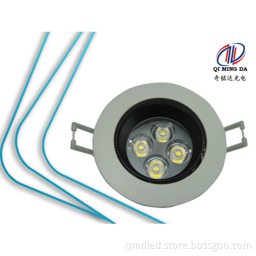 Black Aluminum High Power LED Ceiling Lamp